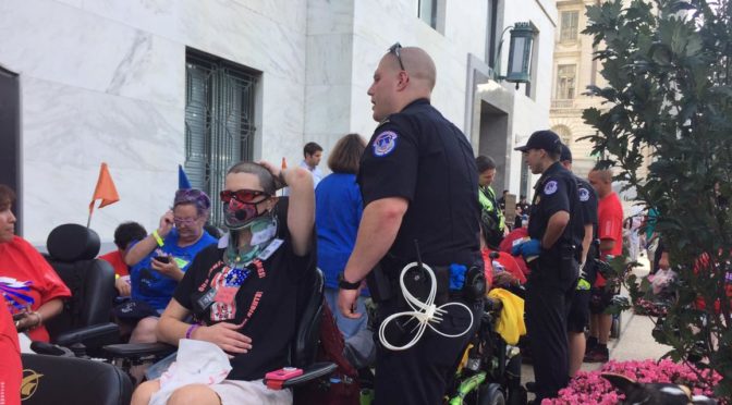 Medicaid protest